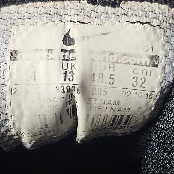 Nike Air Mavin Low 2 830367-005 Mens Size 14 Gray Blue Athletic Running Shoes - Picture 10 of 12